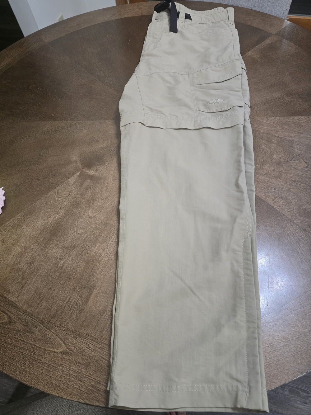 North Face Men's Khaki Convertible Cargo Pants